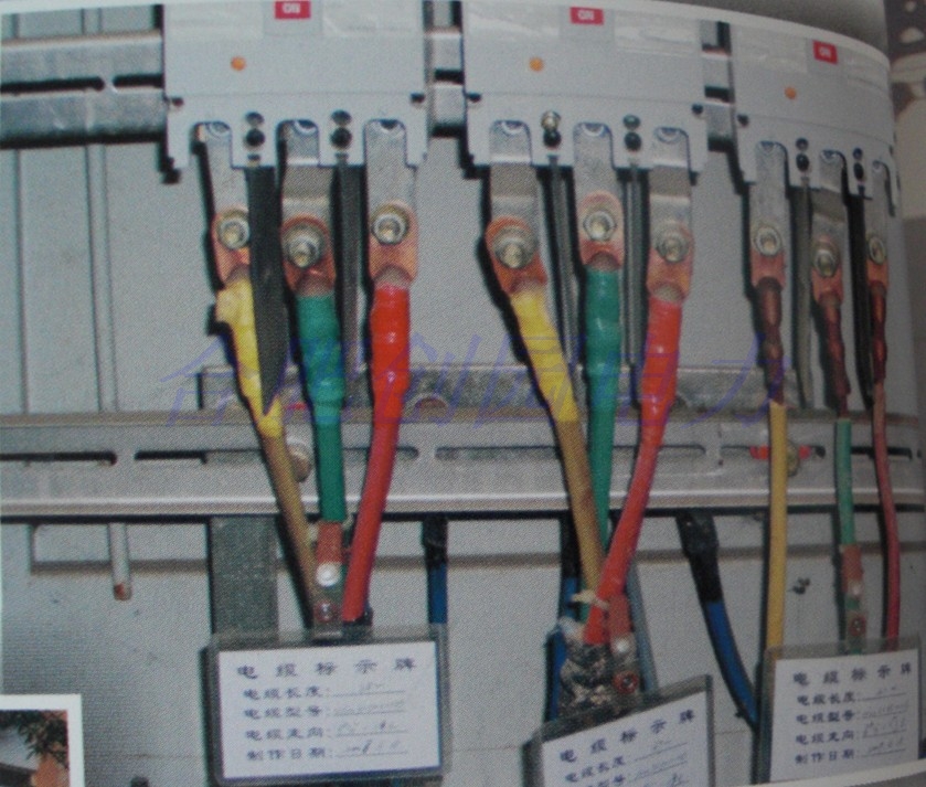 電纜接頭細節(jié)圖